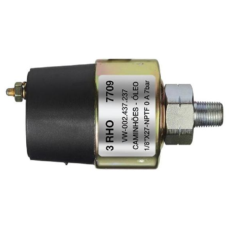 Sensor Mecânico de Pressão do Óleo - 0 a 7 Bar - 3-RHO - 7709