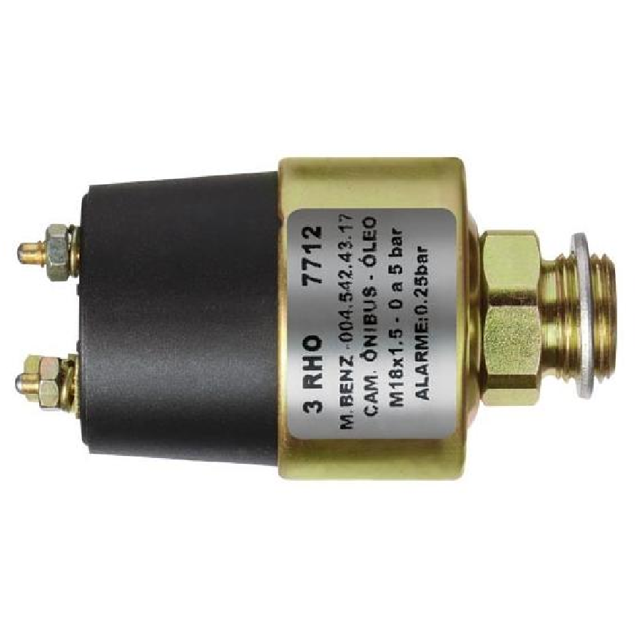 Sensor Mecânico de Pressão do Óleo - 0 a 5 Bar - 3-RHO - 7712