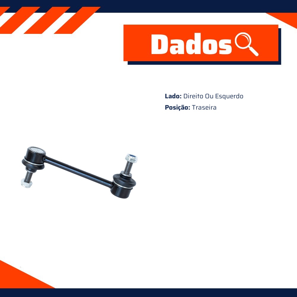 Bieleta Traseira para Citroen C5 e Peugeot 407 - Vetor - Vbe018