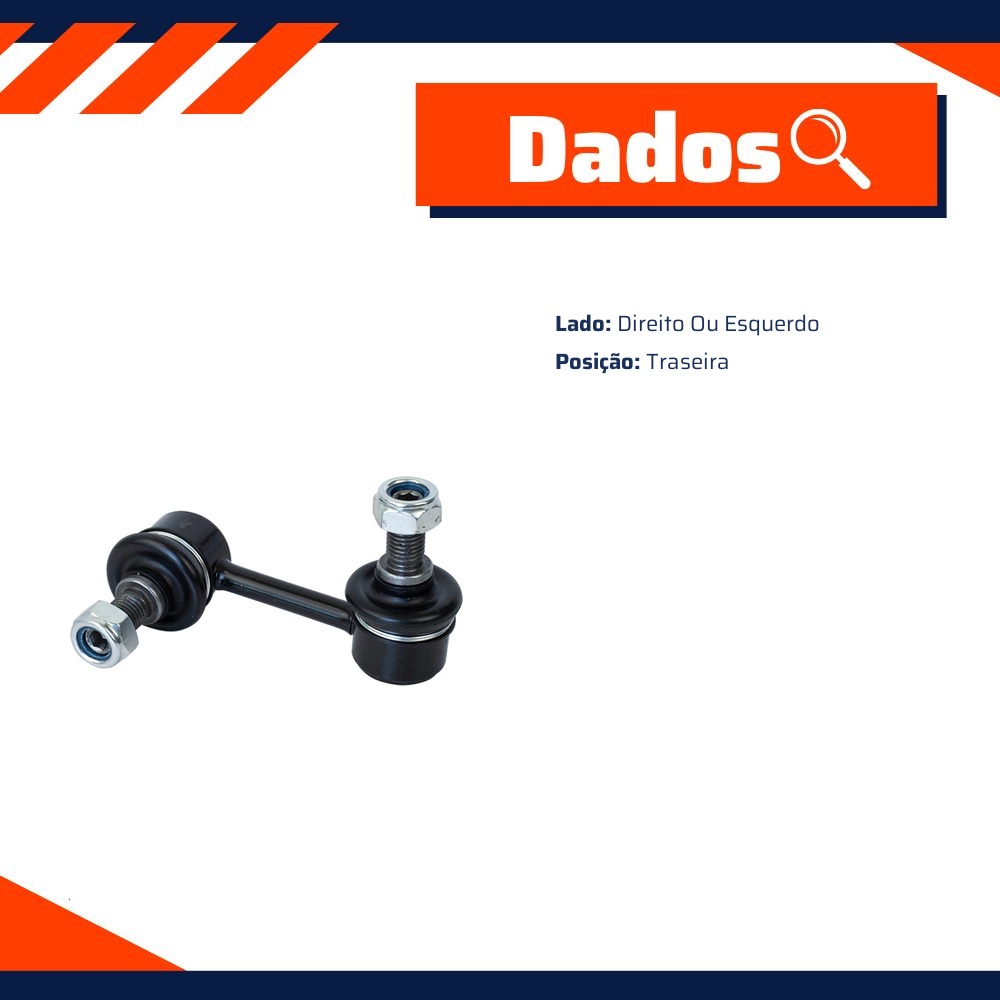 Bieleta Traseira Direita ou Esquerda para Fiat Freemont - Vetor - Vbe072