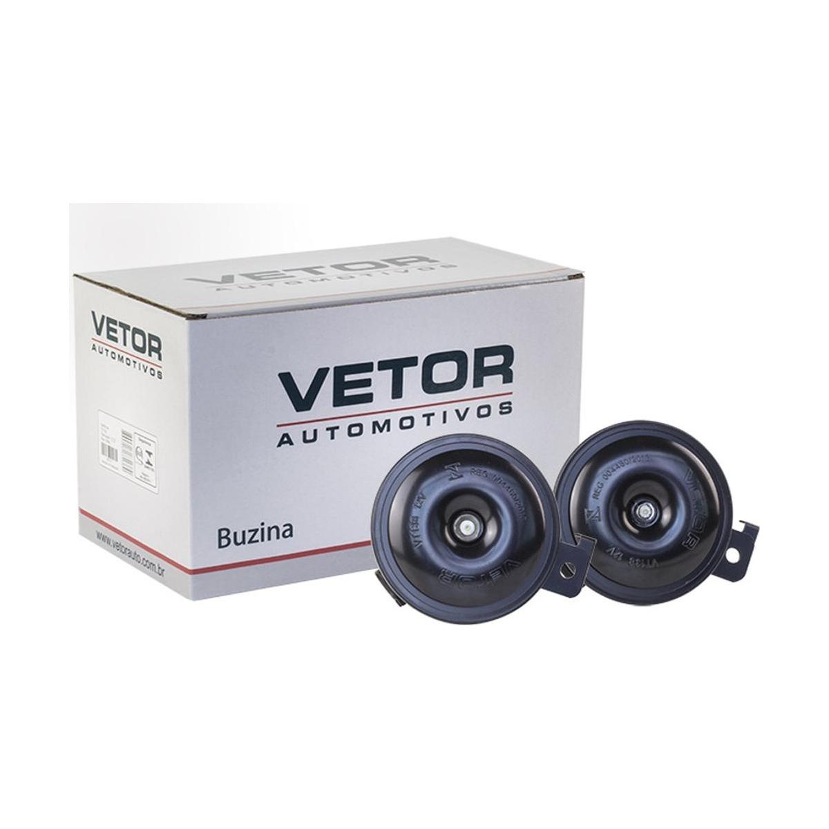 Buzina 12V para Chevrolet S10 e Trailblazer - Vetor - Vt138