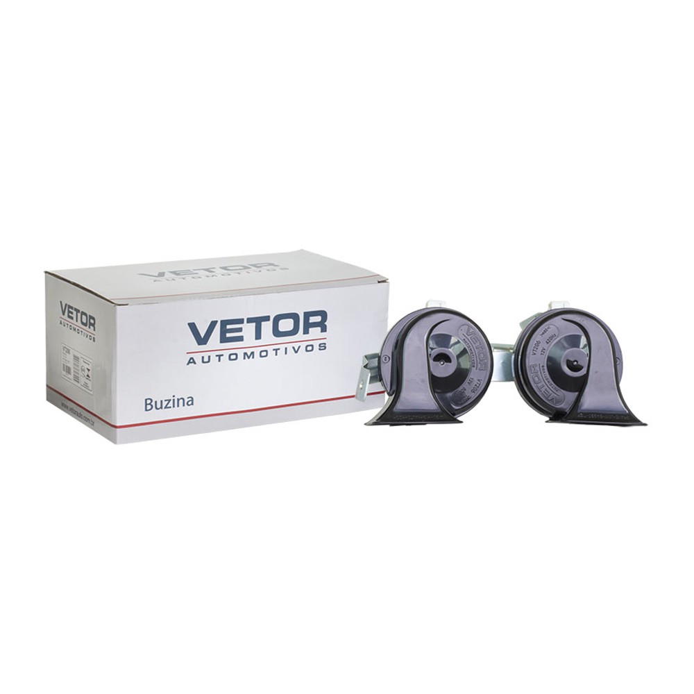 Buzina Caracol 12V para Fiat Linea - Vetor - Vt206