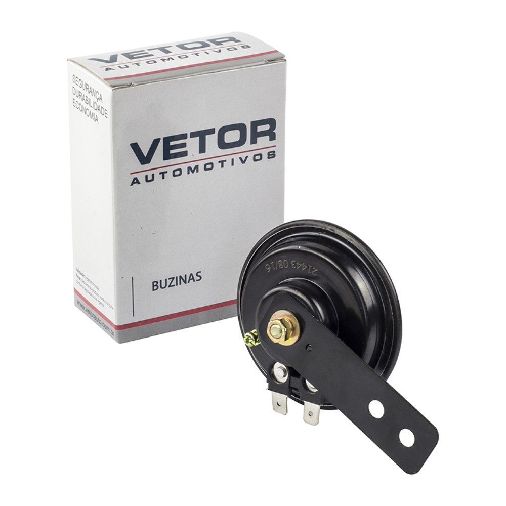 Buzina para Moto 72mm 12V - Vetor - Vt125