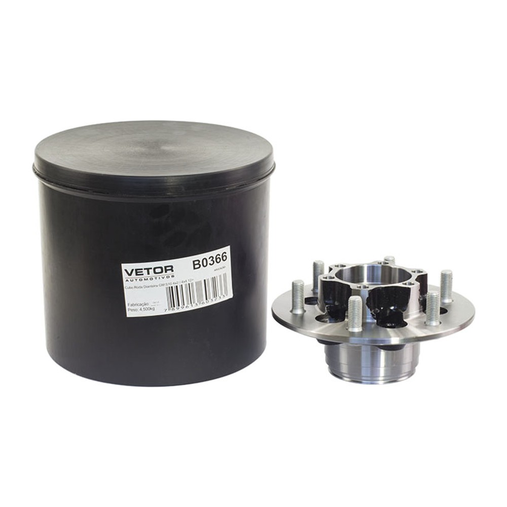 Cubo de Roda Dianteiro para Chevrolet S10 - Vetor - B0366