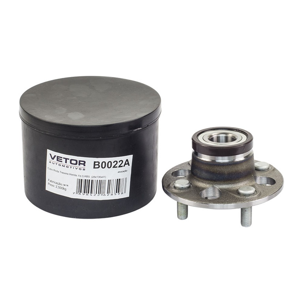 Cubo de Roda Traseiro para Honda FIT - Vetor - B0022A