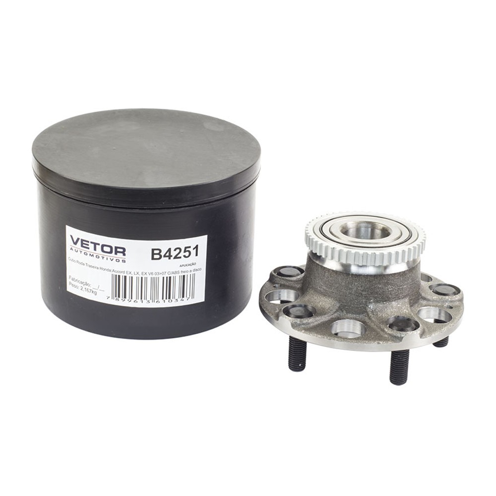 Cubo de Roda Traseiro para Honda Accord - Vetor - B4251
