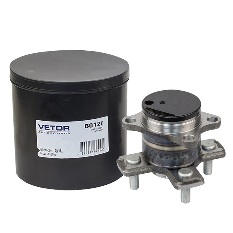 Cubo de Roda Traseiro com ABS para Honda City e FIT - Vetor - B0126