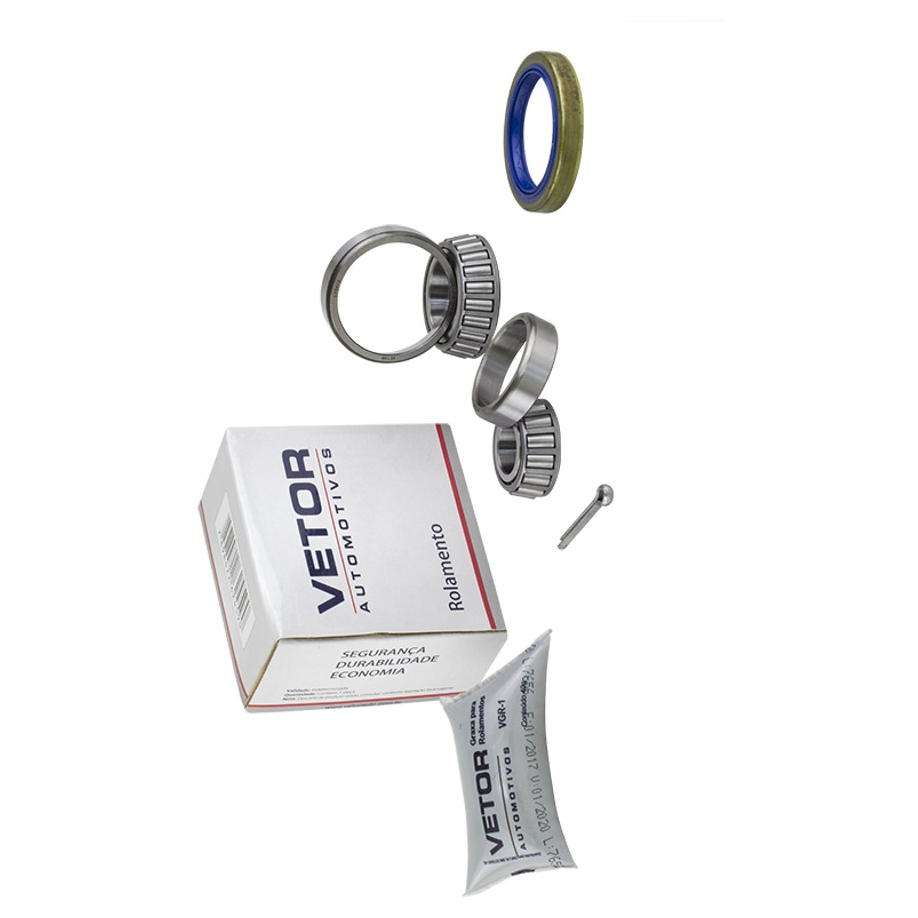 Kit Rolamento Direito ou Esquerdo Roda Traseira - Vetor - Vk0002Tf