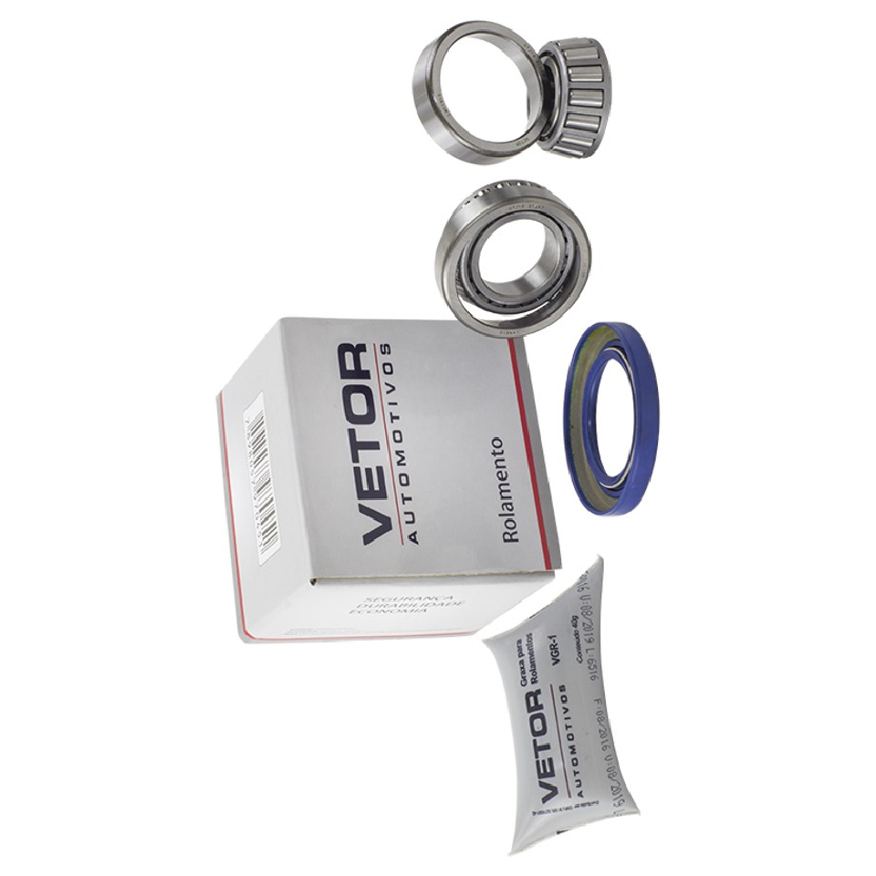 Kit Rolamento Direito ou Esquerdo Roda Traseira - Vetor - Vk0021Tf