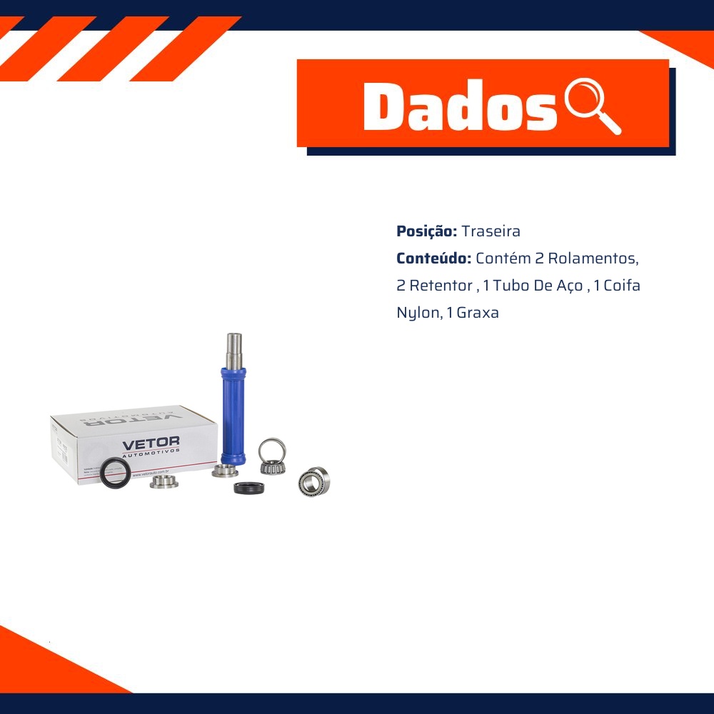 Kit de Rolamento do Braço Ocilante Traseiro para Citroen C5 e Xantia - Vetor - Vk0010Sc