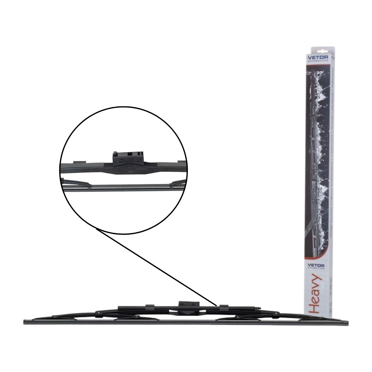 Palheta Dianteira com Esguicho Gancho Largo 28" - Vetor - Pvc2804