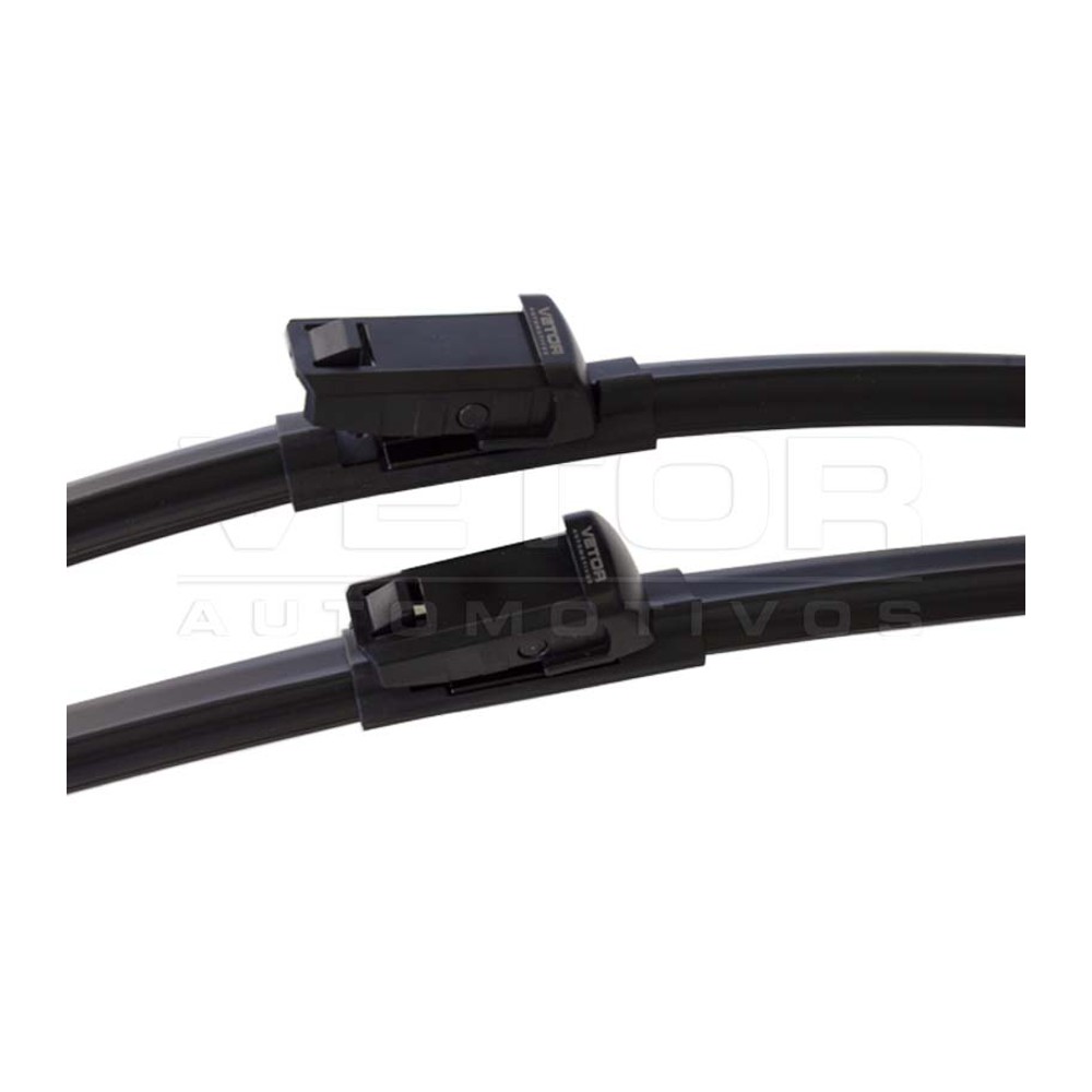 Par Palheta Flex Específica Dianteira 21" e 17" para Chevrolet Montana - Vetor - Pvf2117