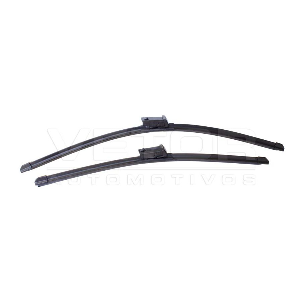 Par Palheta Flex Específica Dianteira 21" e 17" para Chevrolet Montana - Vetor - Pvf2117