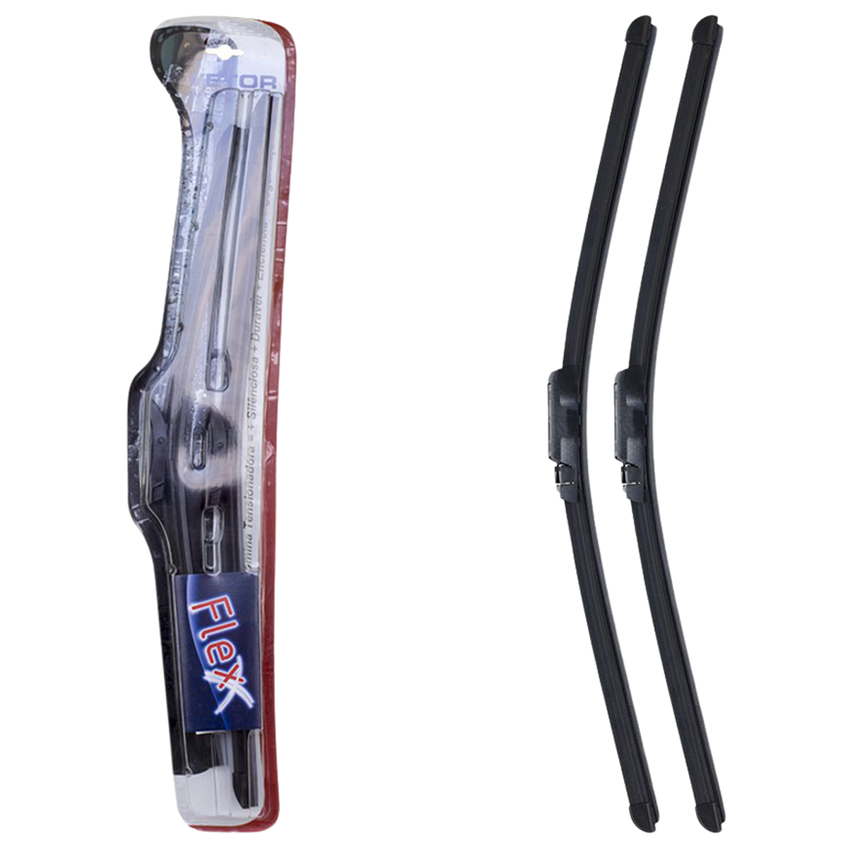 Par Palheta Flex Específica Dianteira 22" e 22" para Audi A6 - Vetor - Pvf2222A