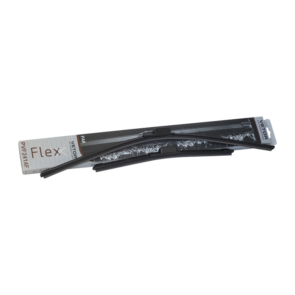 Par Palheta Flex Específica Dianteira 24" e 14" para Honda City - Vetor - Pvf2414F