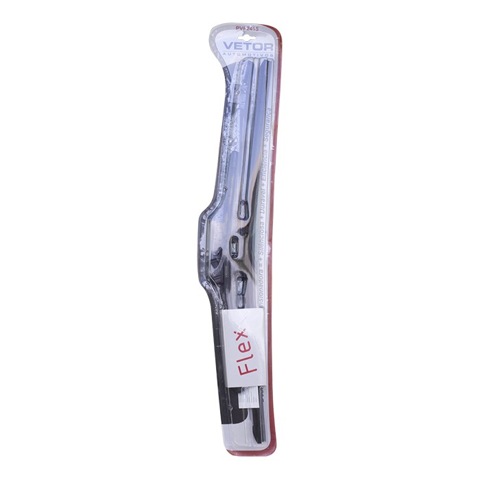 Par Palheta Flex Específica Dianteira 24" e 15" para Fiat Idea - Vetor - Pvf2415