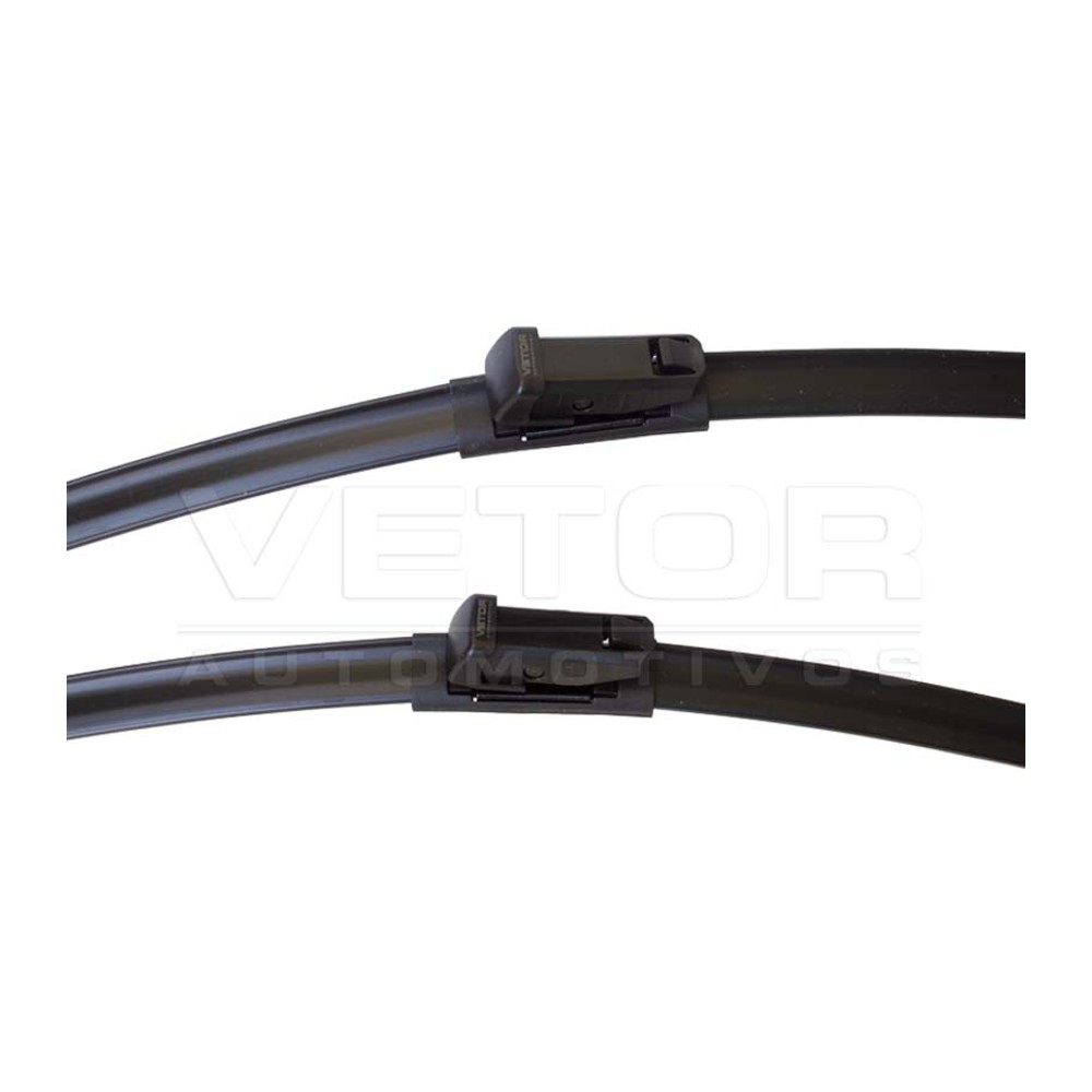 Par Palheta Flex Específica Dianteira 24" e 21" para Volkswagen Tiguan - Vetor - Pvf2421T
