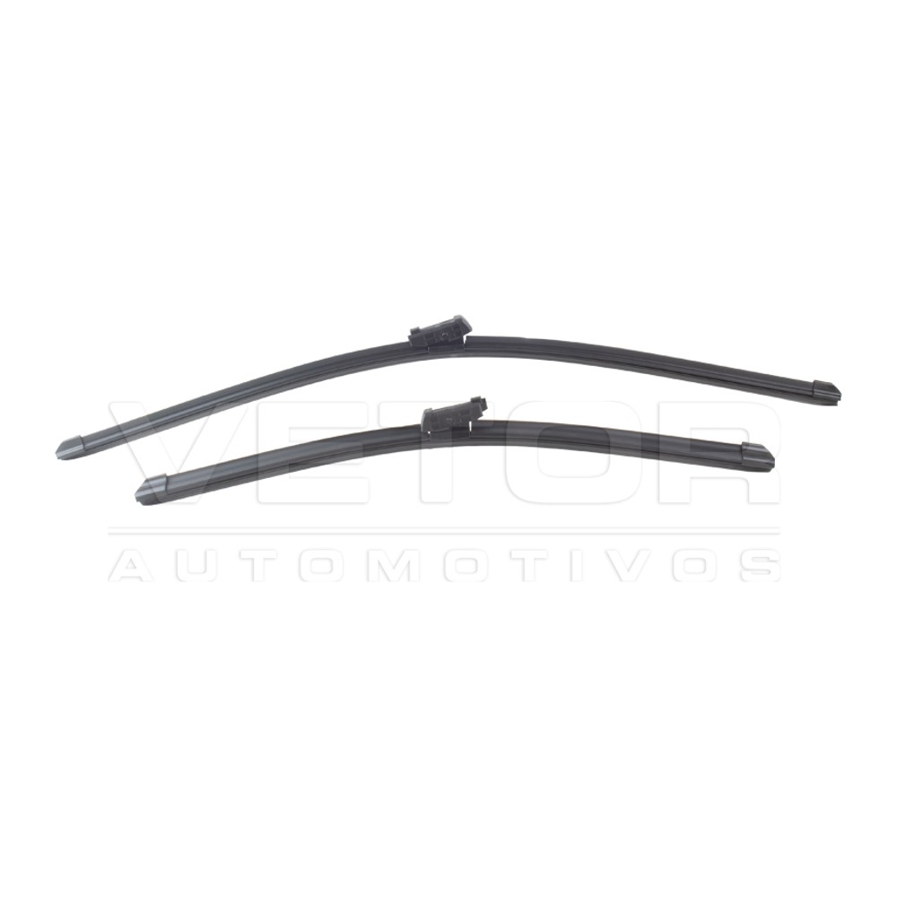 Par Palheta Flex Específica Dianteira 25" e 18" para Volkswagen T-Cross - Vetor - Pvf2518