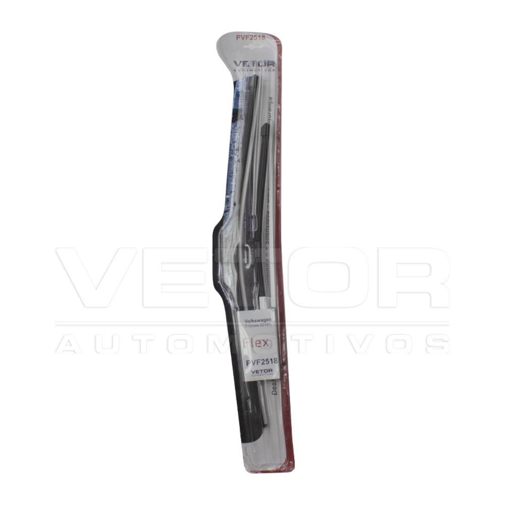 Par Palheta Flex Específica Dianteira 25" e 18" para Volkswagen T-Cross - Vetor - Pvf2518