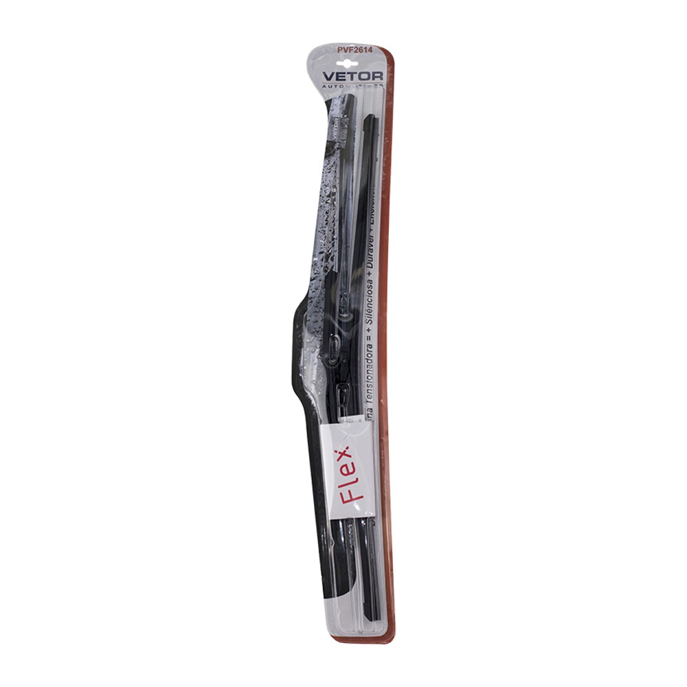 Par Palheta Flex Específica Dianteira 26" e 14" para Chevrolet Tracker e Honda HR-V - Vetor - Pvf2614