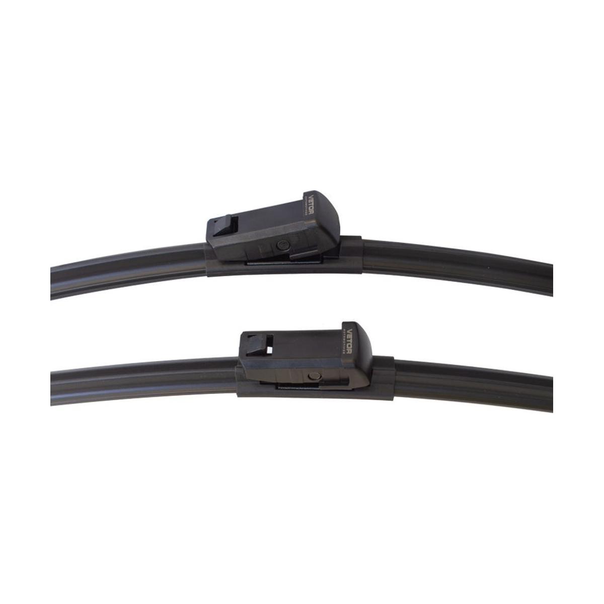 Par Palheta Flex Específica Dianteira 26" e 22" para Mercedes-Benz GLE 350 e GLE 400 - Vetor - Pvf2622B