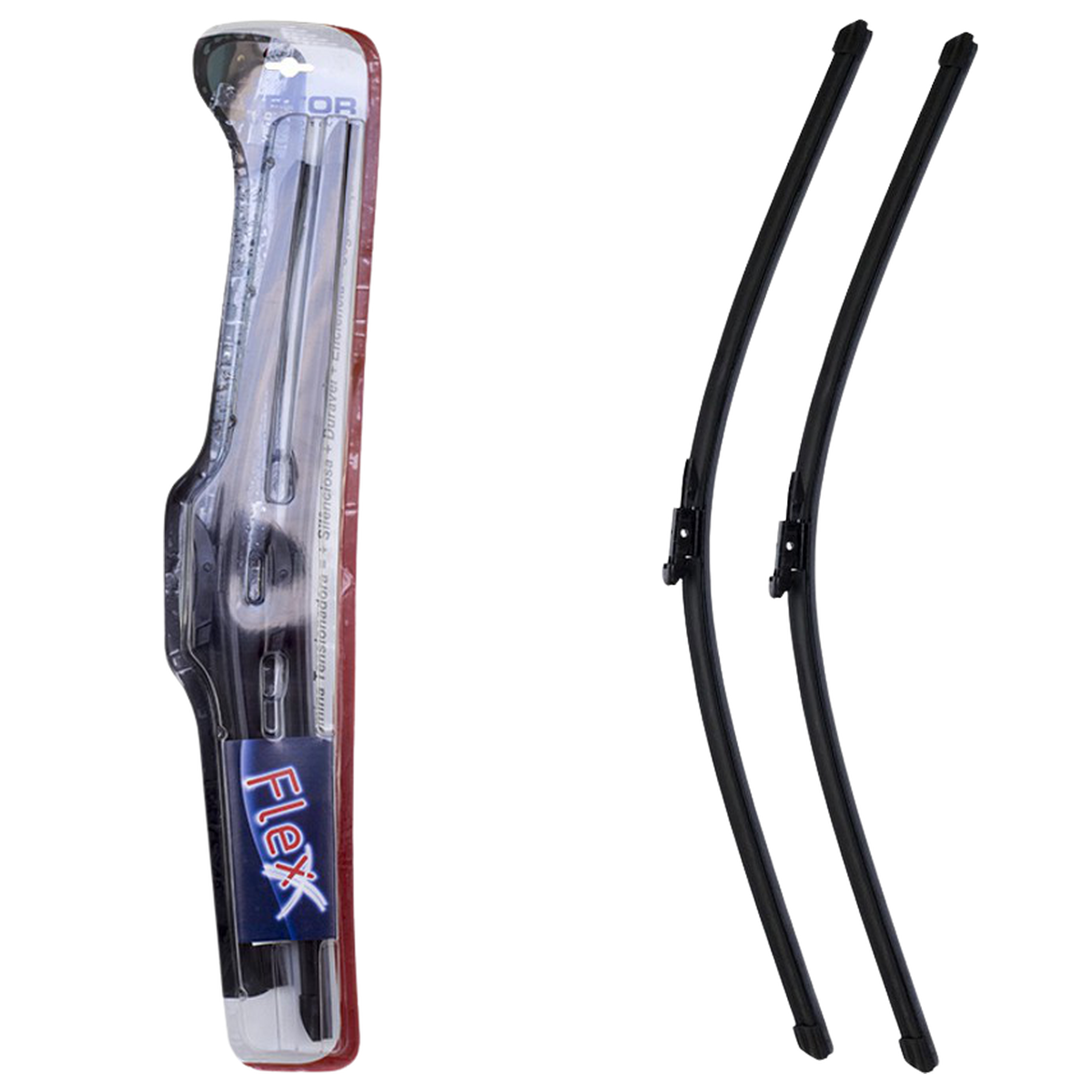 Par Palheta Flex Específica Dianteira 26" e 26" para Audi Q7 - Vetor - Pvf2626Q