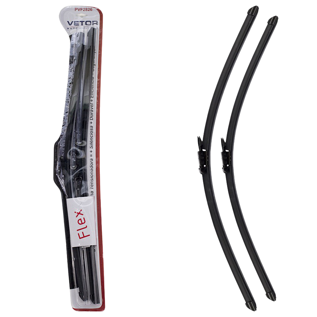 Par Palheta Flex Específica Dianteira 28" e 26" - Vetor - Pvf2826