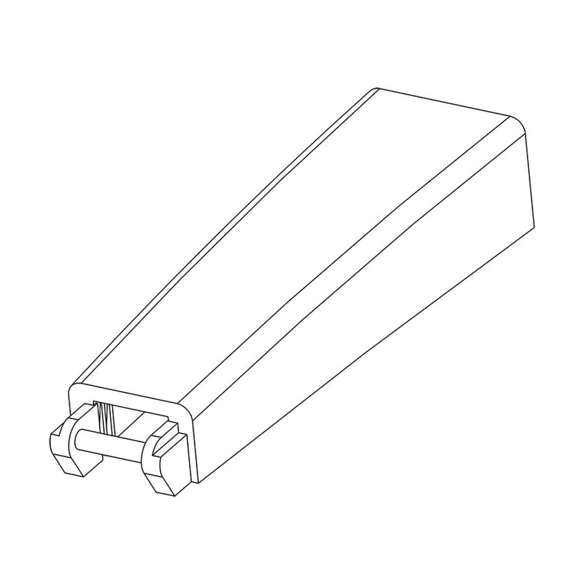 Palheta Flex Traseira 13" para Volkswagen Polo - Vetor - Pvf13J