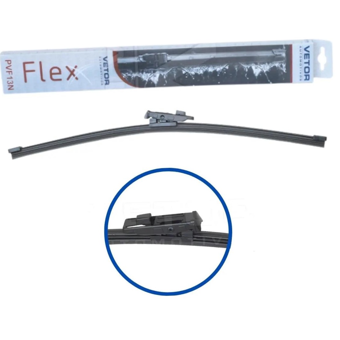 Palheta Flex Traseira 13" para Volkswagen Nivus - Vetor - Pvf13N
