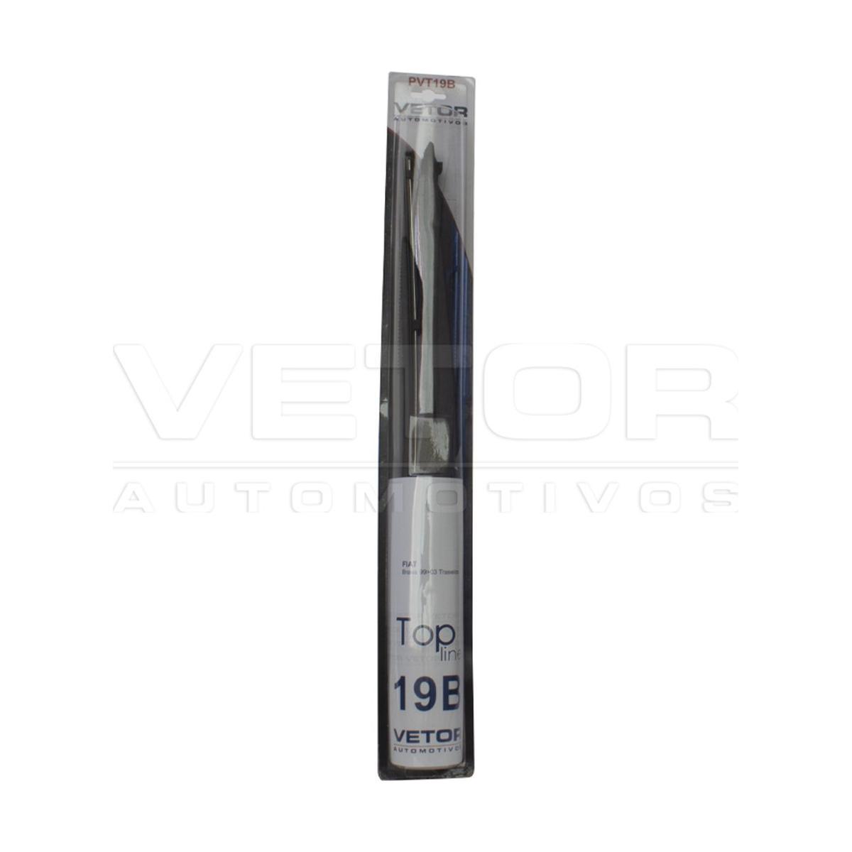 Palheta Top Line Traseira 19" para Fiat Brava - Vetor - Pvt19B