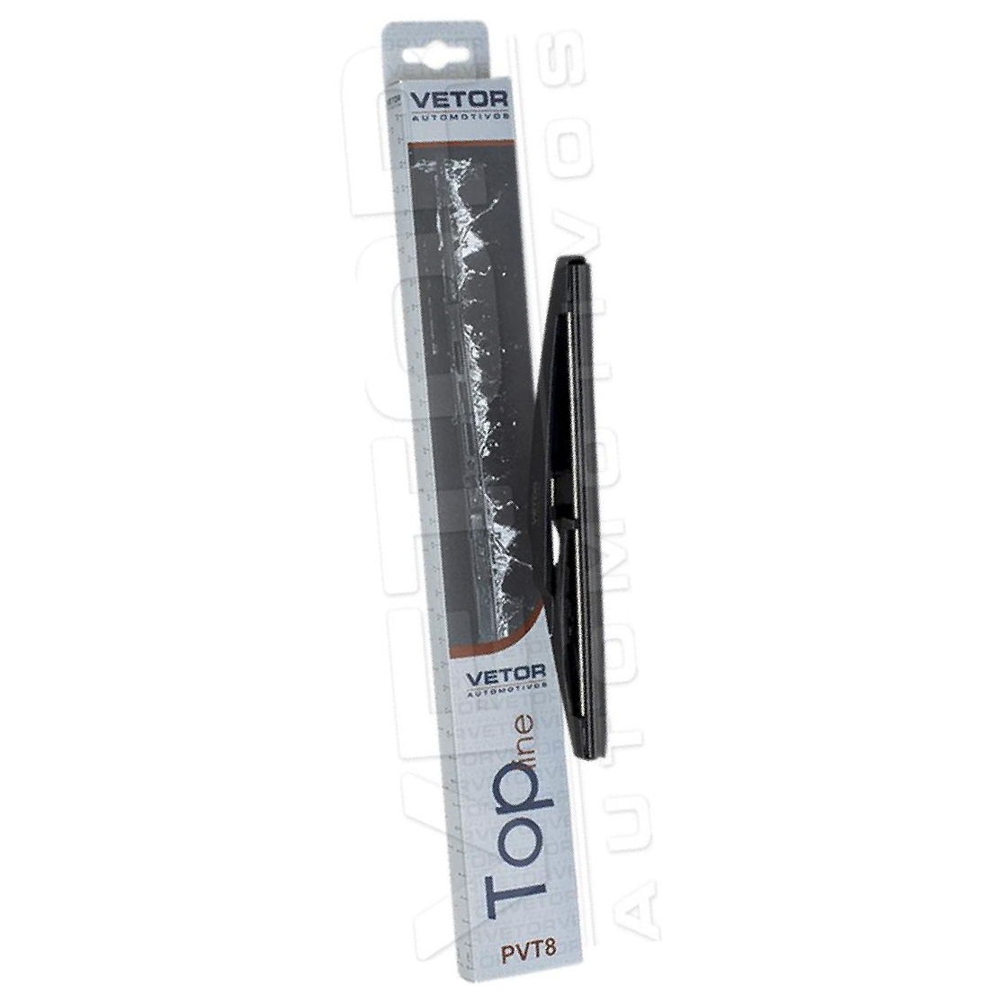 Palheta Top Line Traseira 8" para Chevrolet Tracker - Vetor - Pvt8