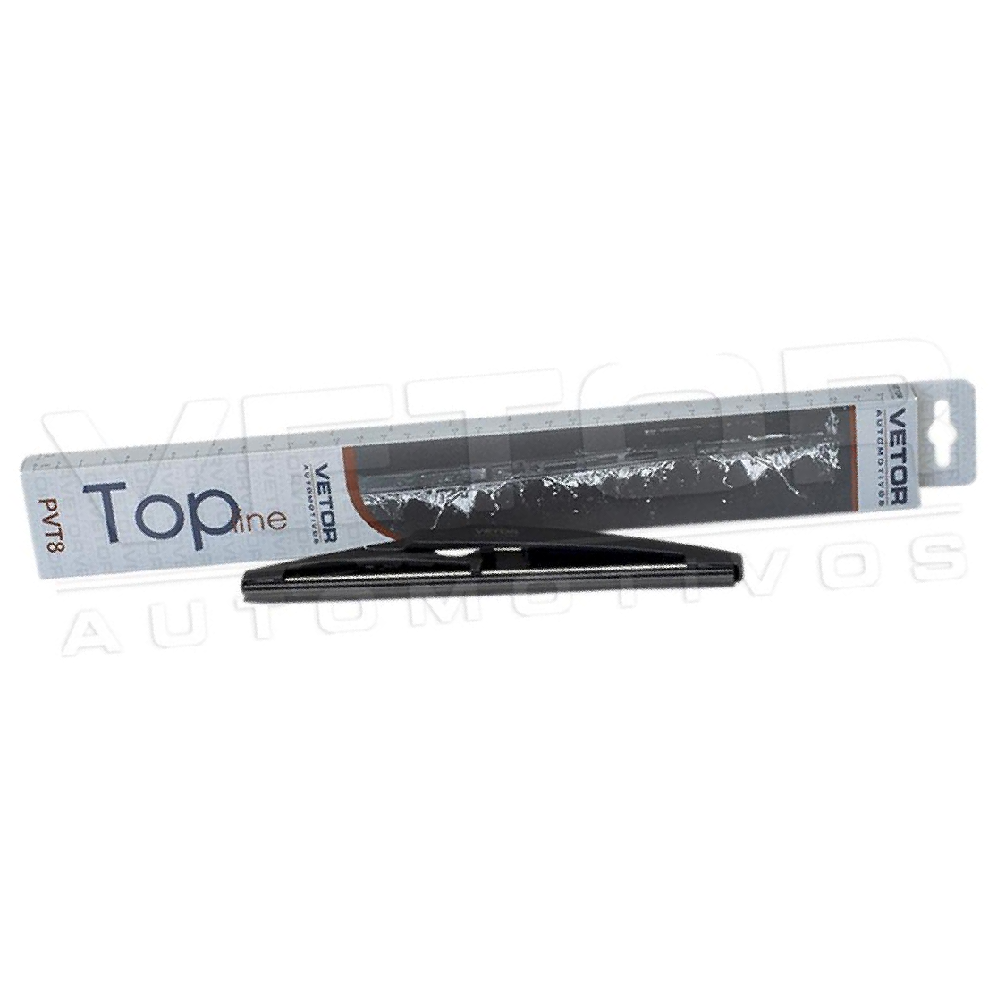 Palheta Top Line Traseira 8" para Chevrolet Tracker - Vetor - Pvt8