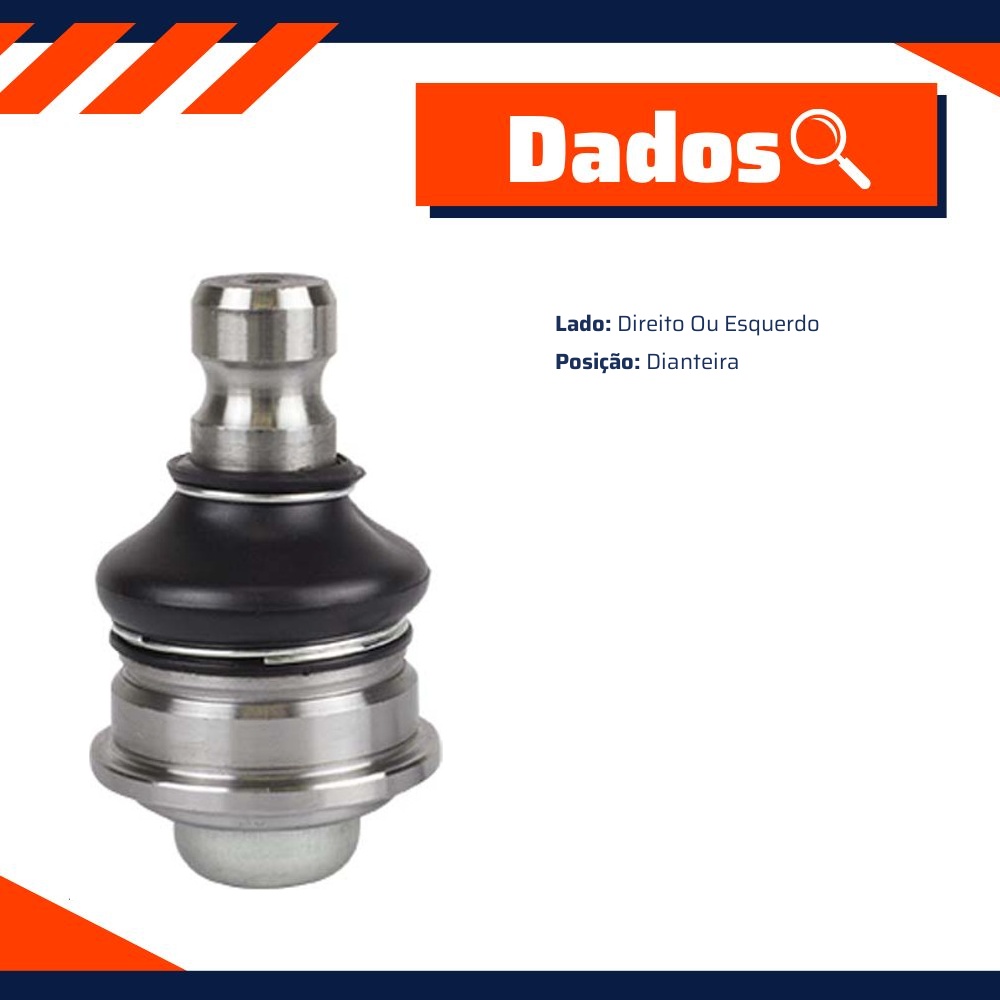 Pivo Dianteiro Direito ou Esquerdo Inferior para Hyundai Santa Fé - Vetor - Vtp103