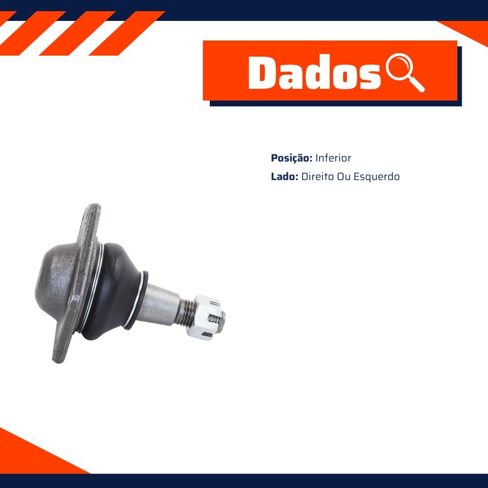Pivo Inferior para Chevrolet Blazer e S10 - Vetor - Vtp011