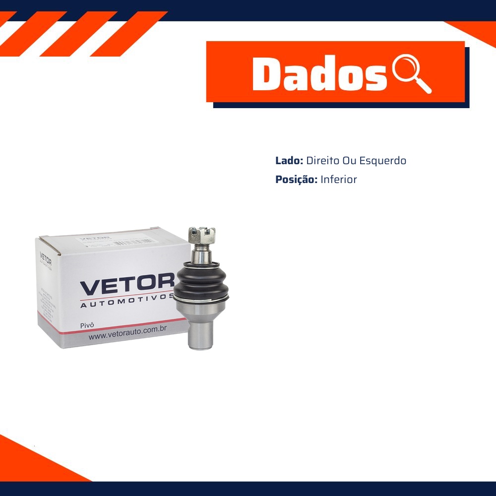 Pivo Inferior para Mercedes-Benz MB 180 - Vetor - Vtp051