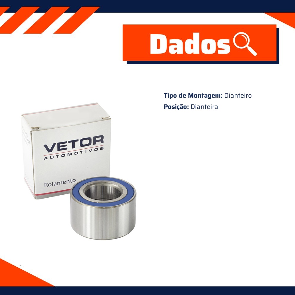 Rolamento da Roda Dianteira para Mitsubishi Pajero TR4 - Vetor - 407436
