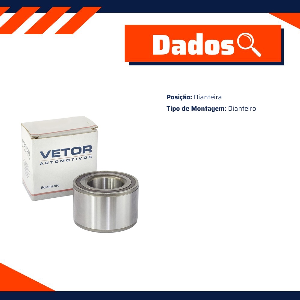 Rolamento da Roda Dianteira para Ford Ranger - Vetor - 478855M