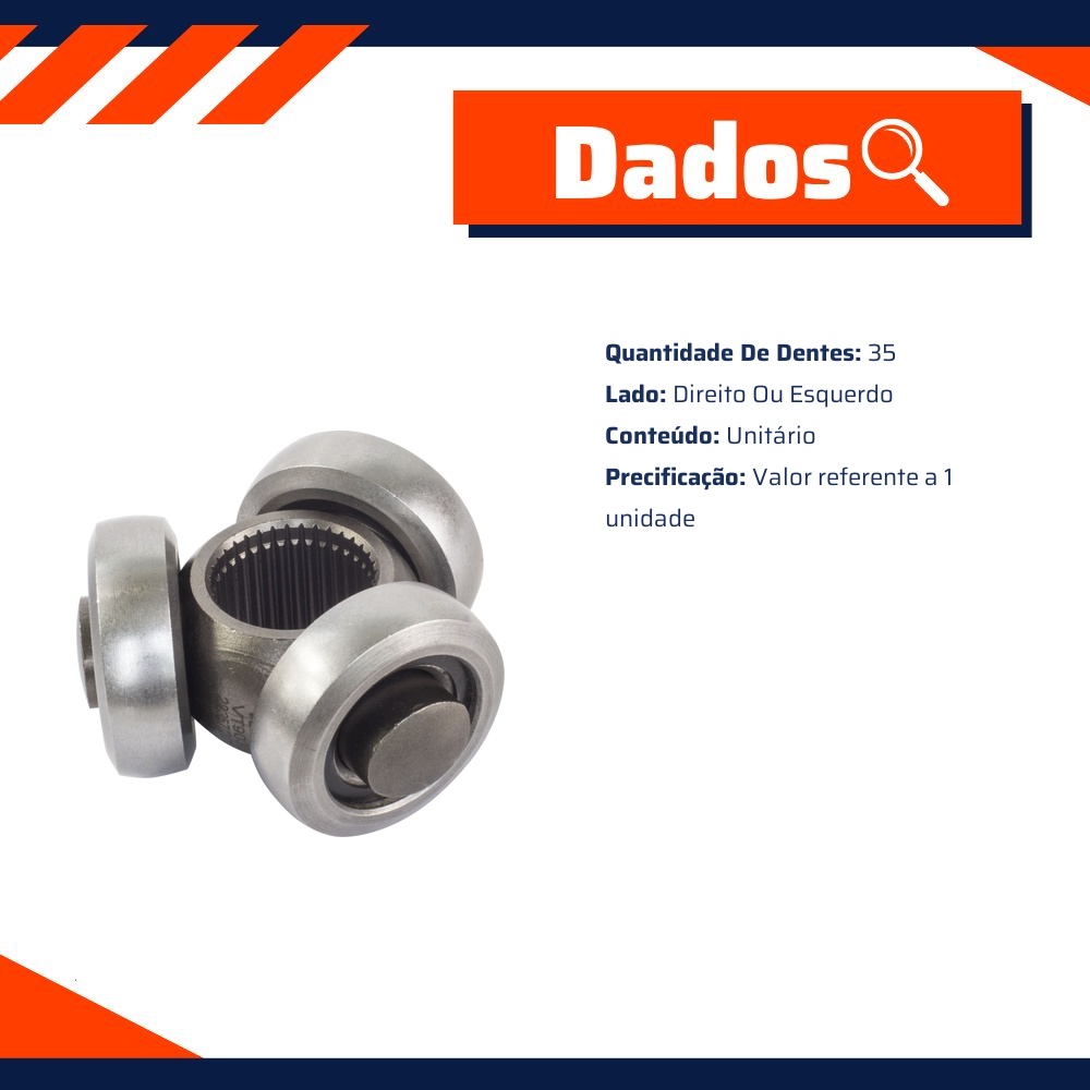Trizeta Direita ou Esquerda para KIA Bongo - Vetor - Vt9038