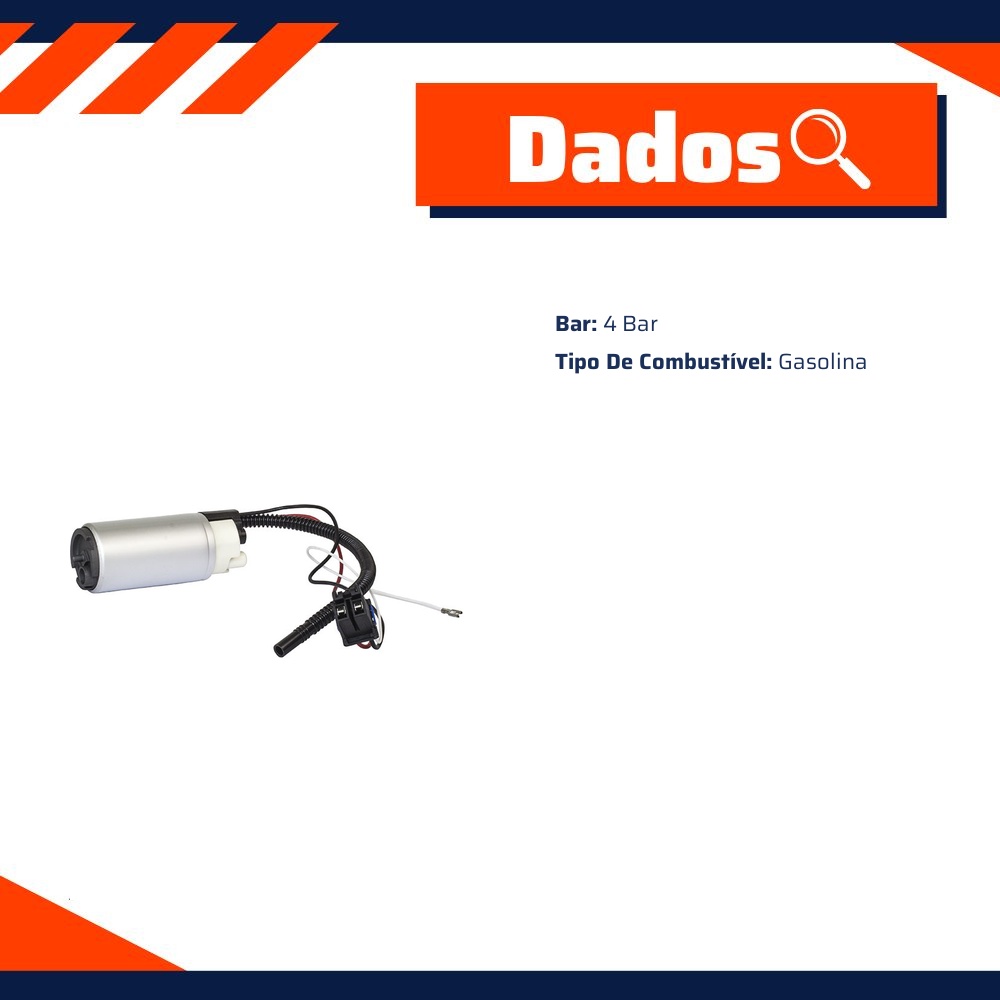 Bomba de Combustível 4 Bar para Chevrolet Captiva - E-Klass - Ebc1054F
