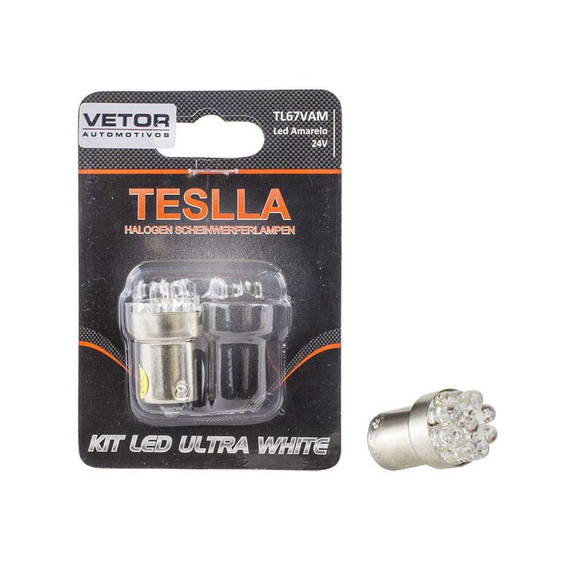 Par Lâmpada Led Lateral Luz de Placa para Scania L 111 - Teslla - Tl67Vam