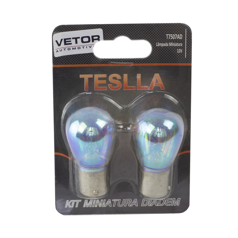 Par Lâmpada Bau15S 12V 21W - Teslla - T7507Ad