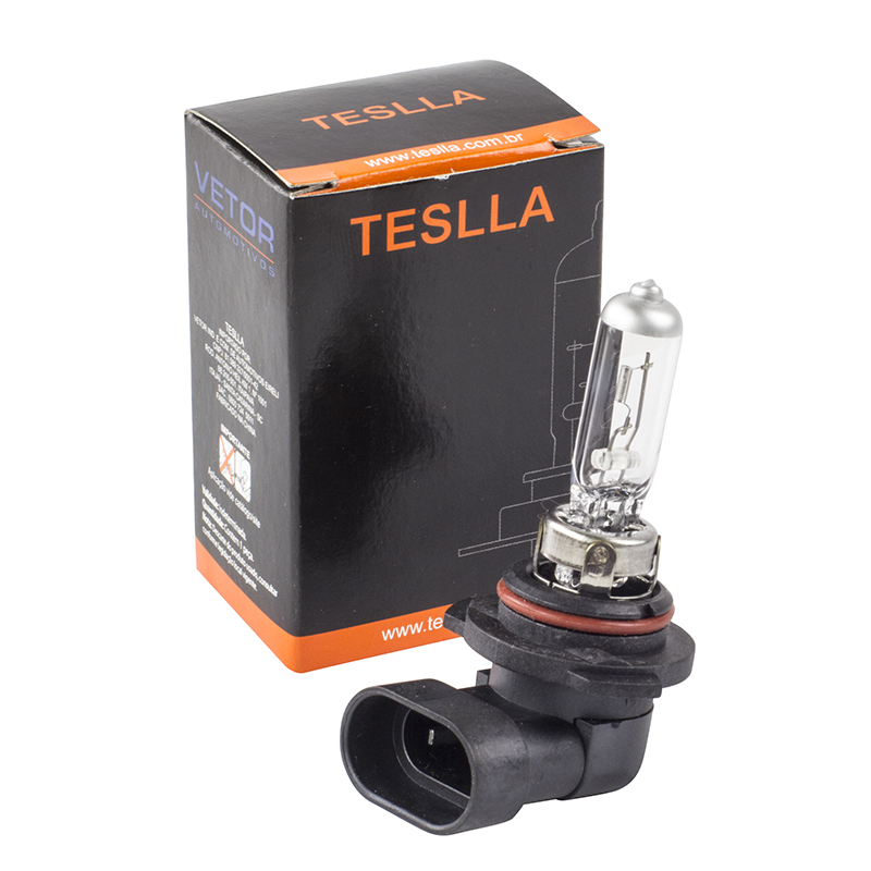 Lâmpada Halógena Amarela 12V 55W - Teslla - Thb4