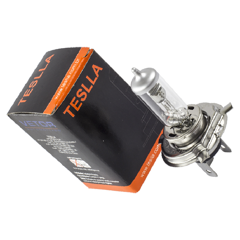 Lâmpada Halógena Amarela H4 24V 75/70W - Teslla - Th4V