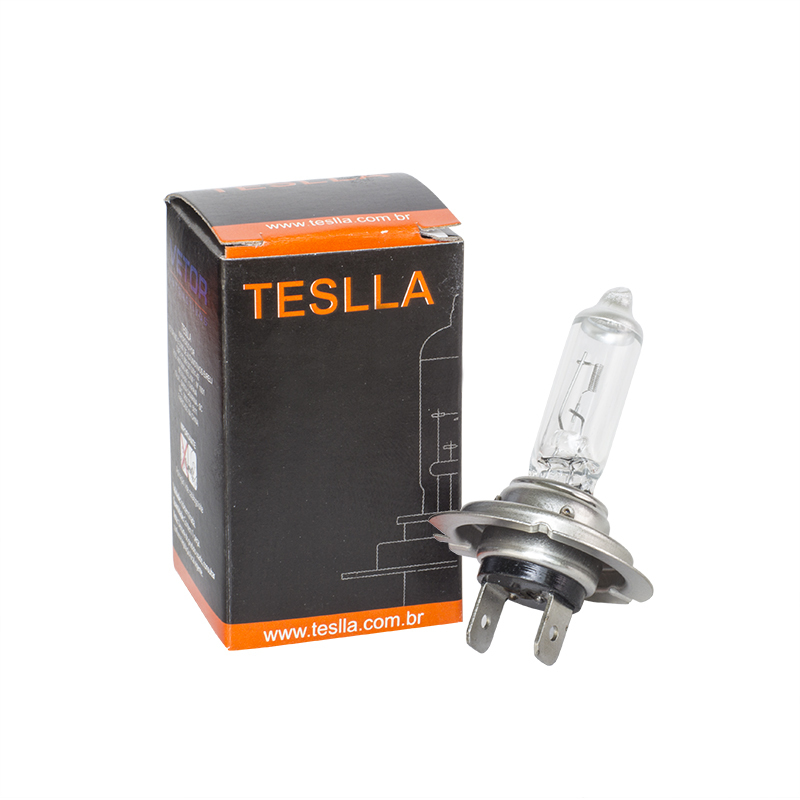 Lâmpada Halógena Amarela H7 12V 55W - Teslla - Th7