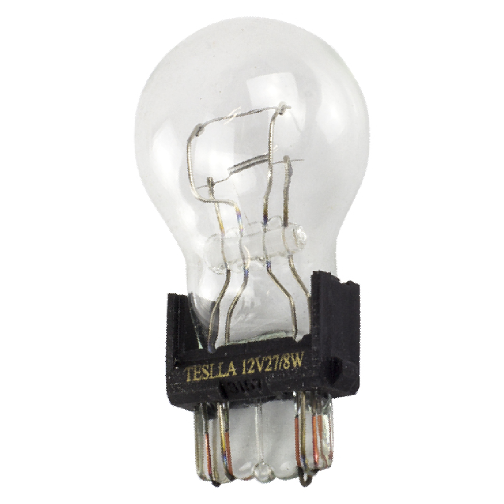 10 Lâmpadas Amarela 12V 27/8W - Teslla - T3157