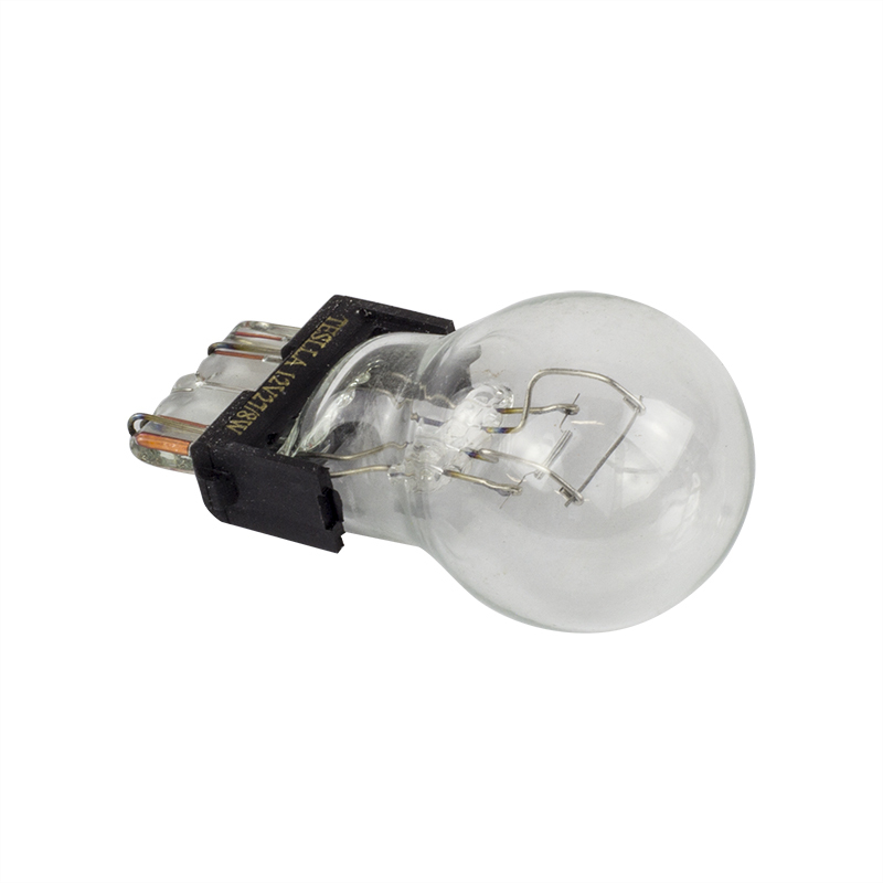Lâmpada Amarela 12V 27/8W - Teslla - T3157