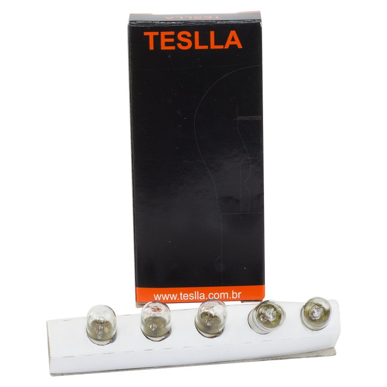 10 Lâmpadas Amarela 12V 4W - Teslla - T69