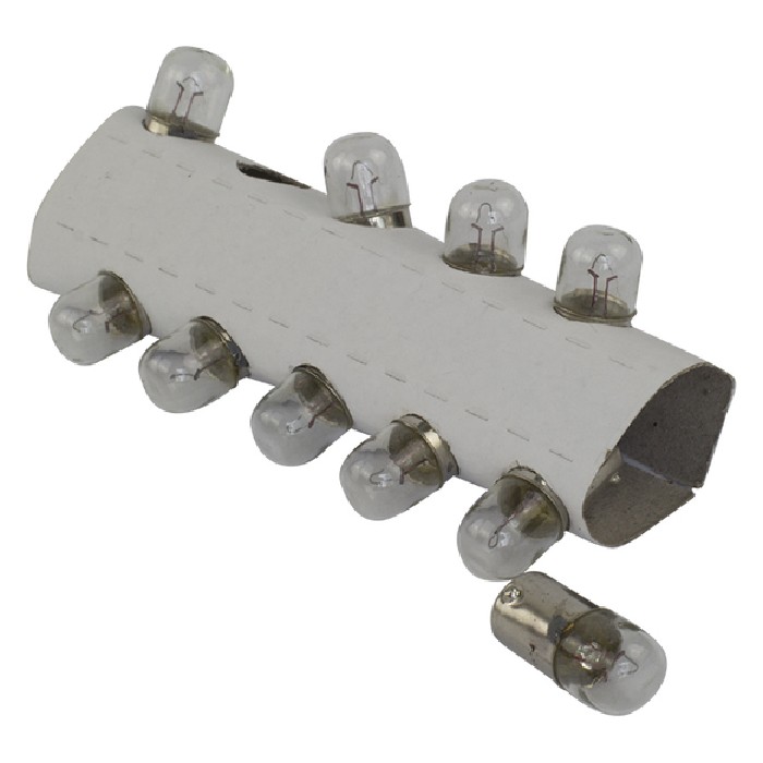 10 Lâmpadas Amarela 12V 4W - Teslla - T69