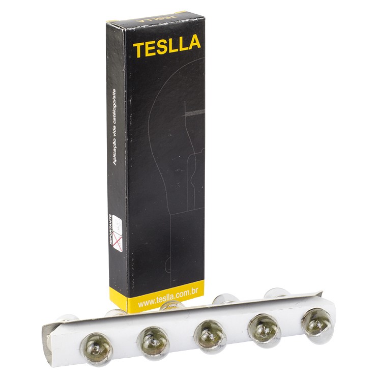 10 Lâmpadas Amarela 12V 10W - Teslla - T6710