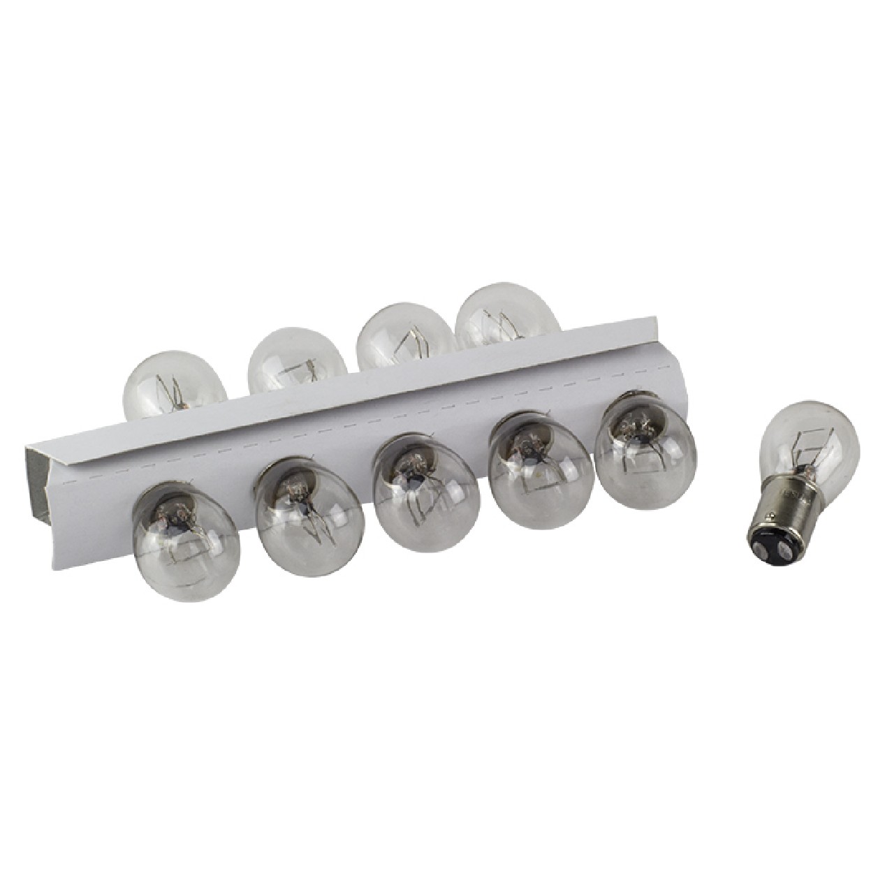 10 Lâmpadas Amarela 12V 21/5W - Teslla - T1176